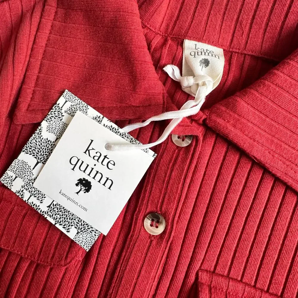 Kate Quinn button front sweater new with tags